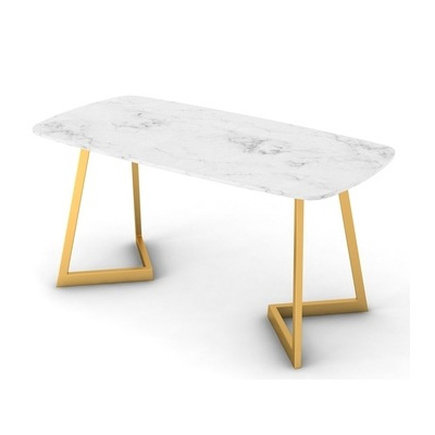 Marble top restaurant dining table