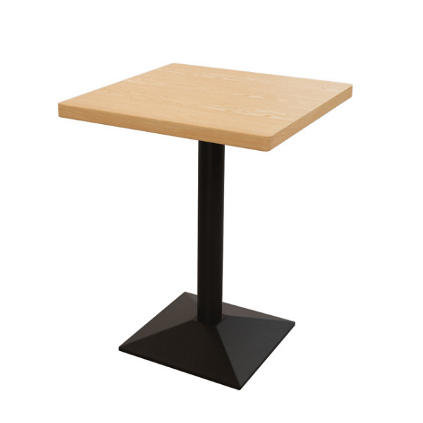 Coffee shop square dining table