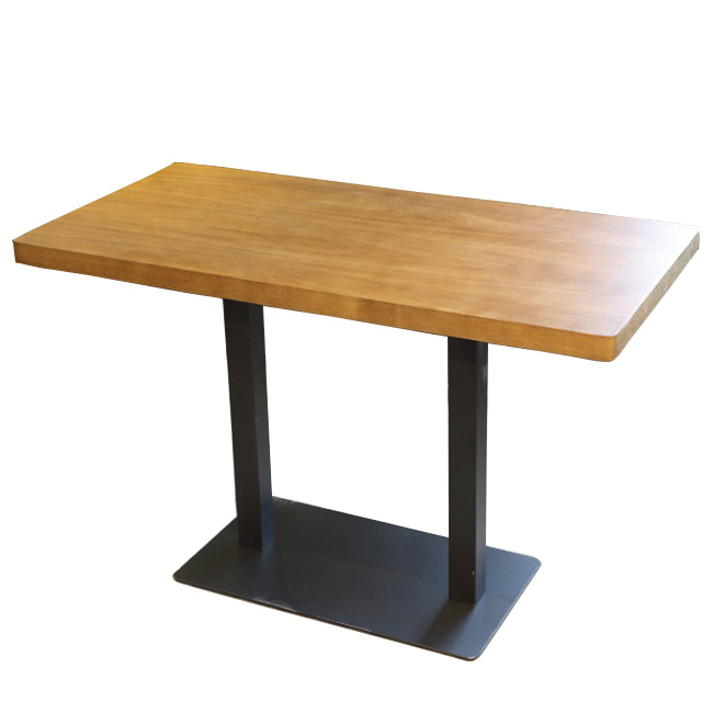 Coffee shop cafe rectangle dining table