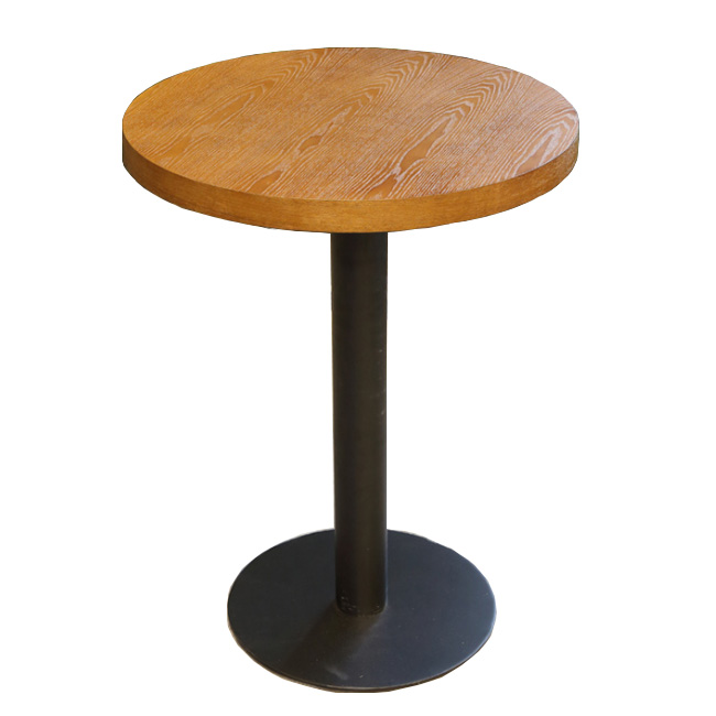 Coffee shop cafe round dining table