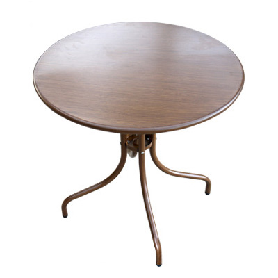 Patio outdoor furniture round metal dining table