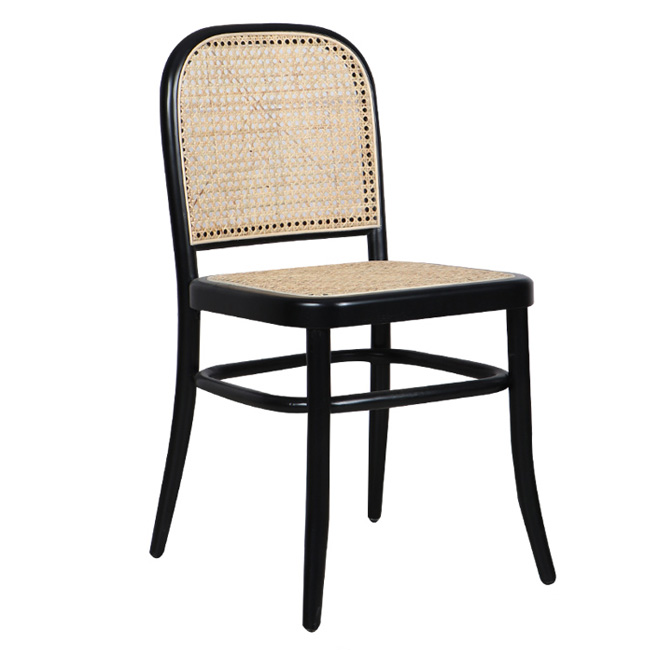 Real rattan restaurant chair