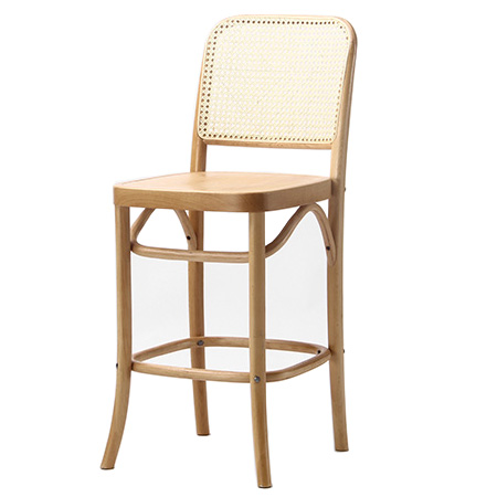 Real rattan restaurant barstool