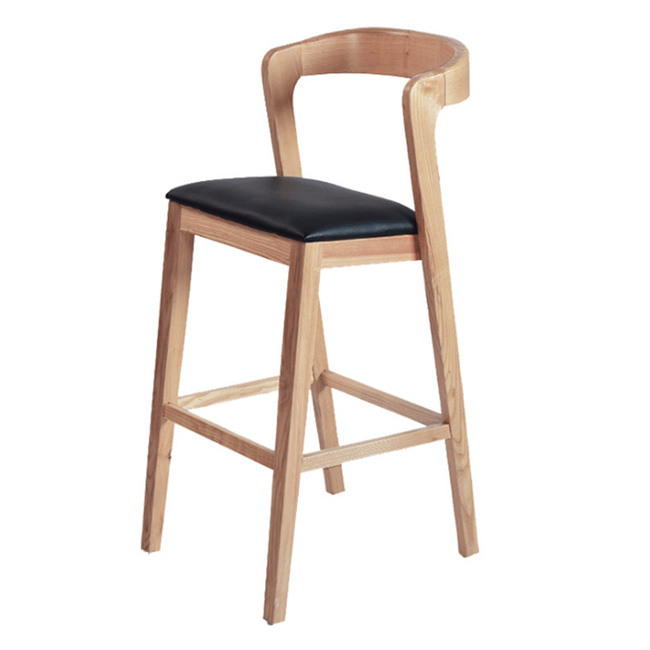 Cozy Wood Barstool