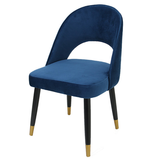 Upholstered restaurant dining chair