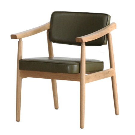 Solid wood cafe restaurant chair
