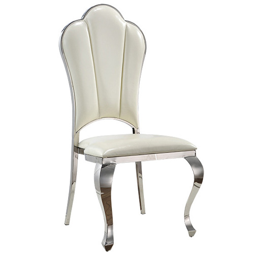 Hotel furniture restaurant banquet Stainless Steel wedding throne chair