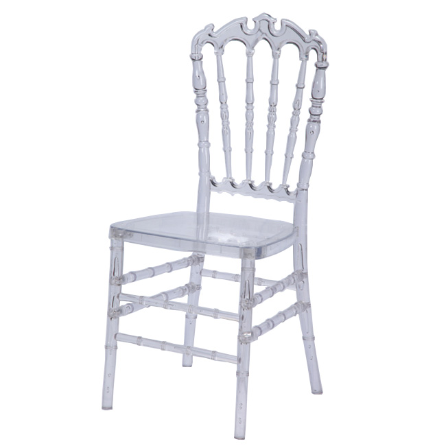 Wholesale wedding party clear acrylic ghost resin chiavari chair 