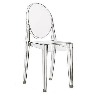 Cafe chair transparent acrylic resin wedding chair 