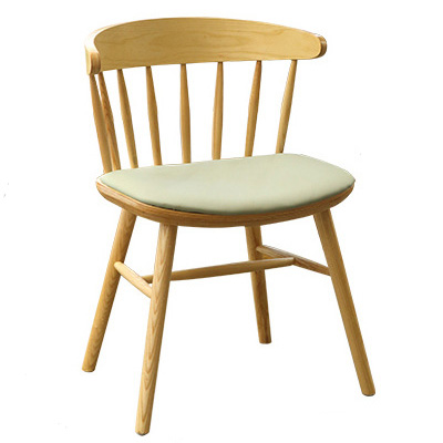 Solid wood restaurant cafe chair
