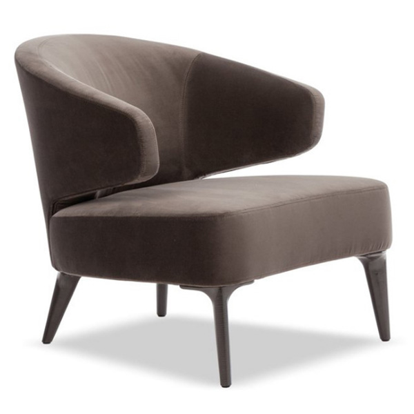 Modern luxury leisure chair upholstered living room sofa chair 