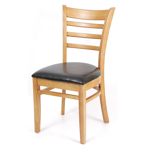 Solid wood dining chair restaurant furniture from China