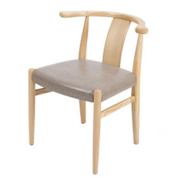 wholesale wooden dining chair with cushion seat