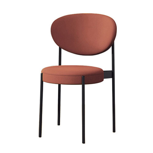 Restaurant modern metal frame dining chair