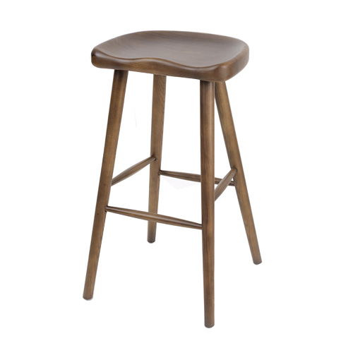 solid wood barstool for restaurant cafe hotel