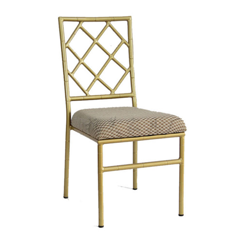China banquet furniture factory wholesale iron aluminum event dining chair